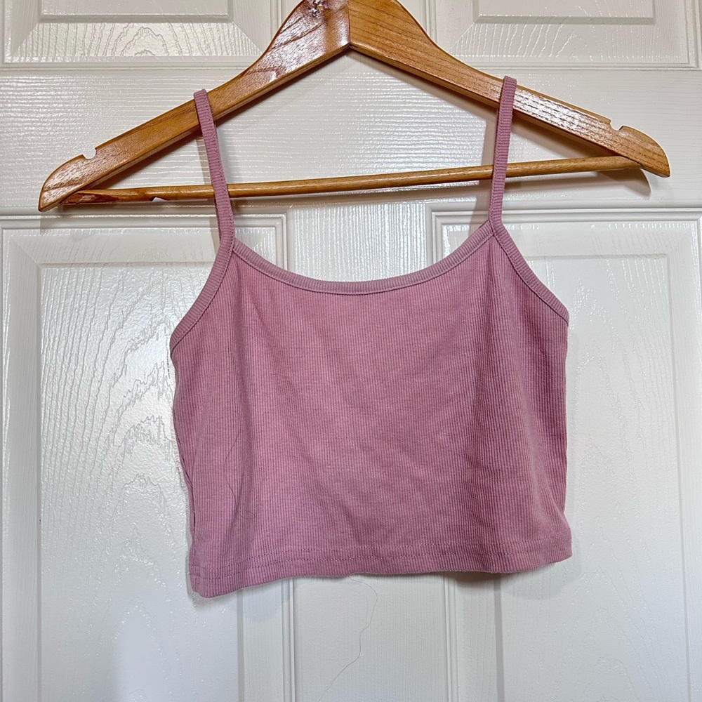 Pink Crop Top with Trendy Design